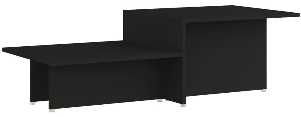 Masa de cafea, negru, 111,5x50x33 cm, lemn compozit 1, Negru