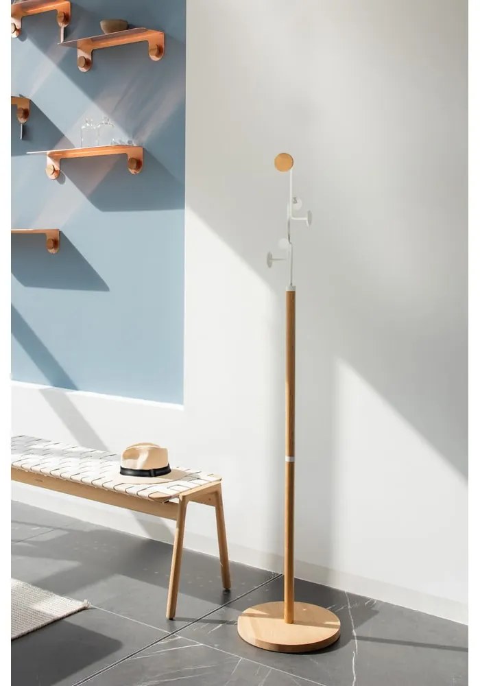 Bancă alb-natural Klupa - Gazzda