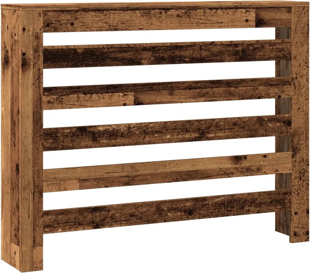 vidaXL Mască pentru calorifer, lemn vechi, 104x20x82cm, lemn prelucrat
