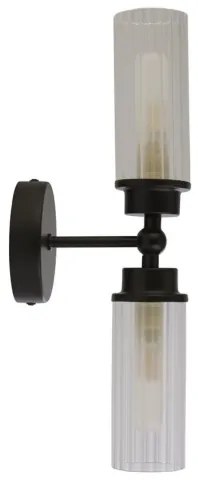 Searchlight 29982BK - Aplică de perete IMPERIAL 2xG9/33W/230V neagră