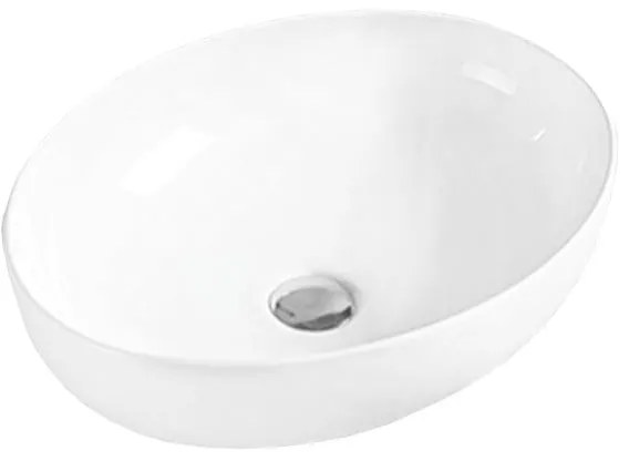 Mexen Jowita chiuvetă pe blat 52 x 39 cm, Albă - 21355200