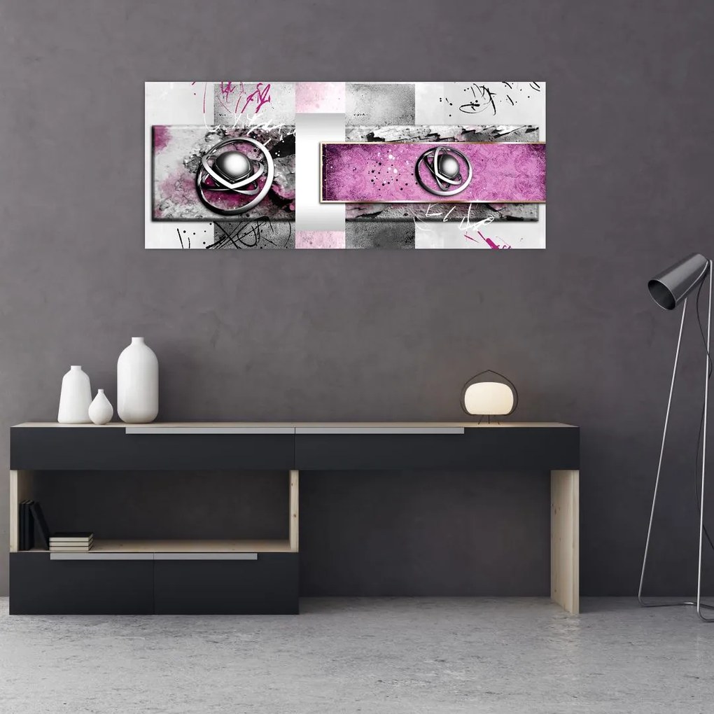 Tablou abstracție (120x50 cm)