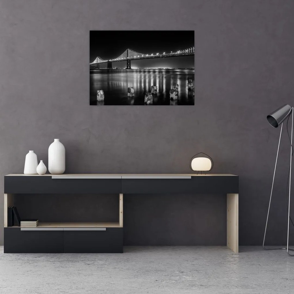 Tablou - pod albnegru (70x50 cm)