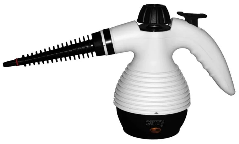 Dispozitiv curatare cu aburi Camry CR 7021, 1050 W, 350 ml, 3,5 bar, Alb/Negru