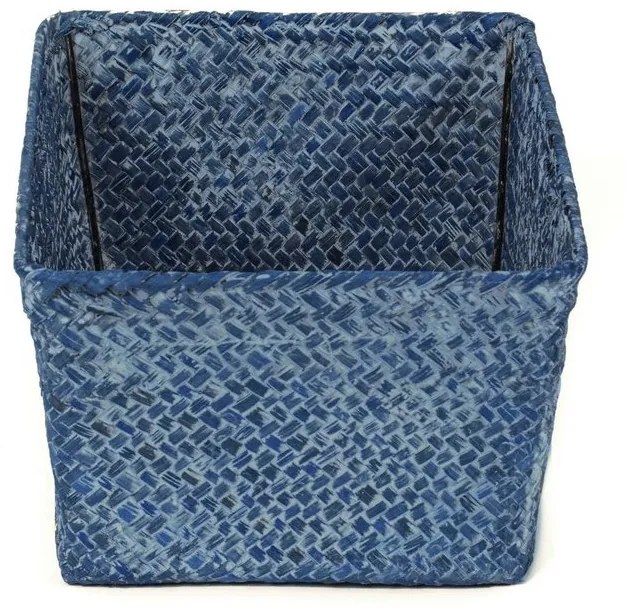 Coș tricotat compactor 30 x 20 x 13 cm, maro deschis