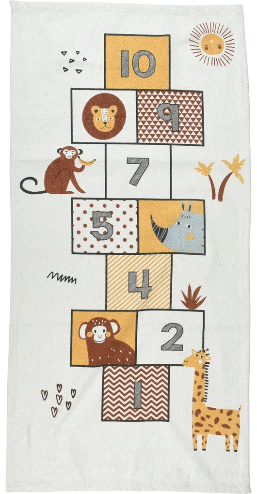 Covor pentru copii cu hopscotch, 70 x 140 cm