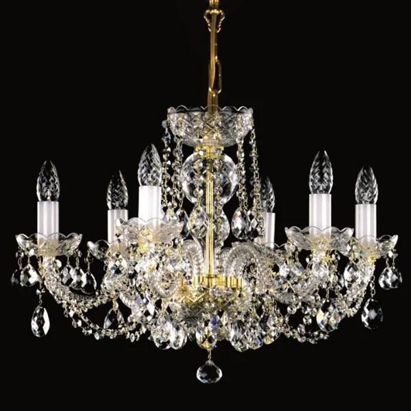 Candelabru Cristal Bohemia Exclusive 6 brate, diam. 59cm Tatana VI CE