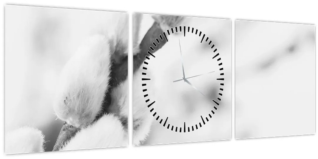 Tablou - Începutul primăverii (cu ceas) (90x30 cm)