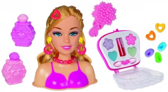 SET COSMETICA MINIDIVA CU BUST COSMETICA SI ACCESORII - RS TOYS (RS11700)