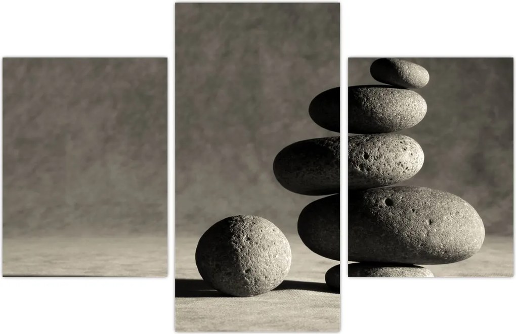 Tablou - Pietre gri (90x60 cm)