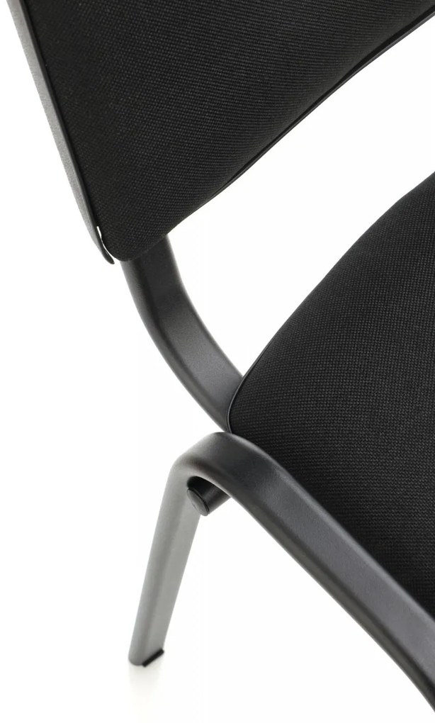 Scaun ISO negru EF019