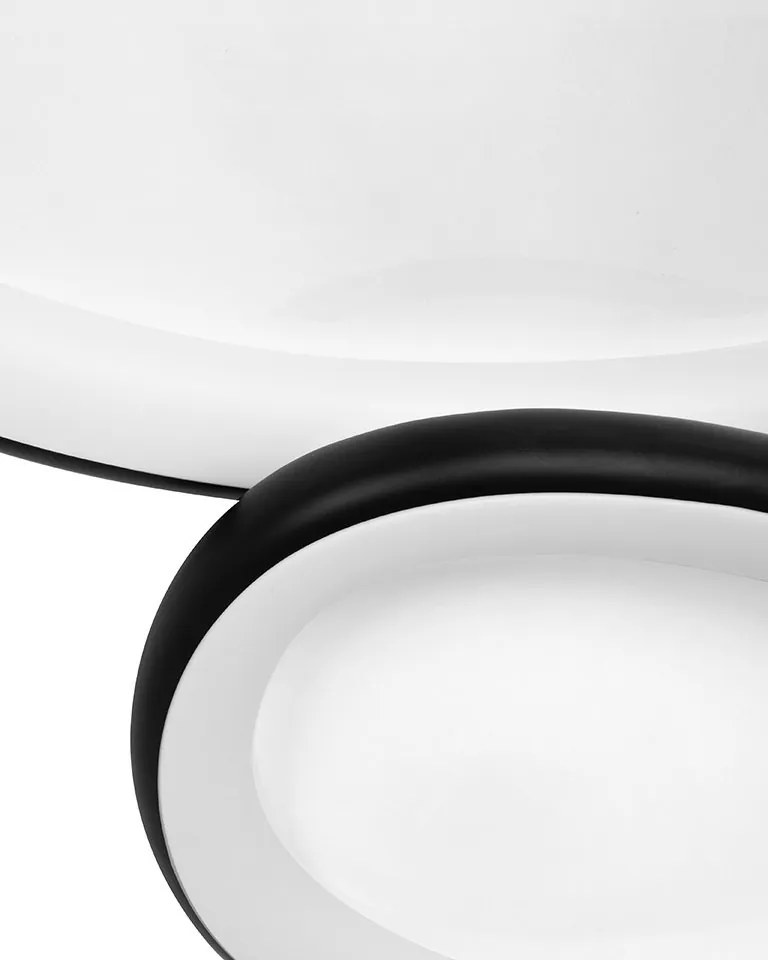 Plafoniera LED CCT cu telecomanda AREA 3 negru