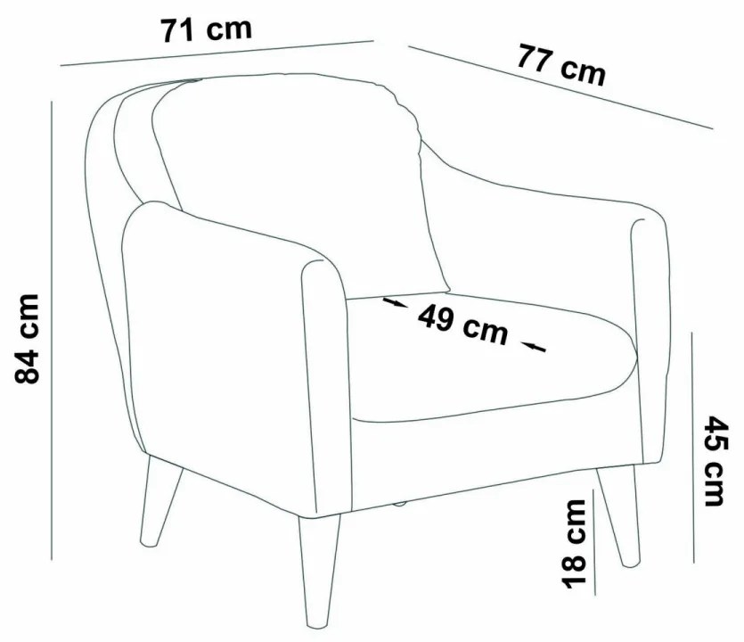 Set Canapea si Fotoliu, Lemn Solid, Sofia, 2 Piese, Gri Antracit