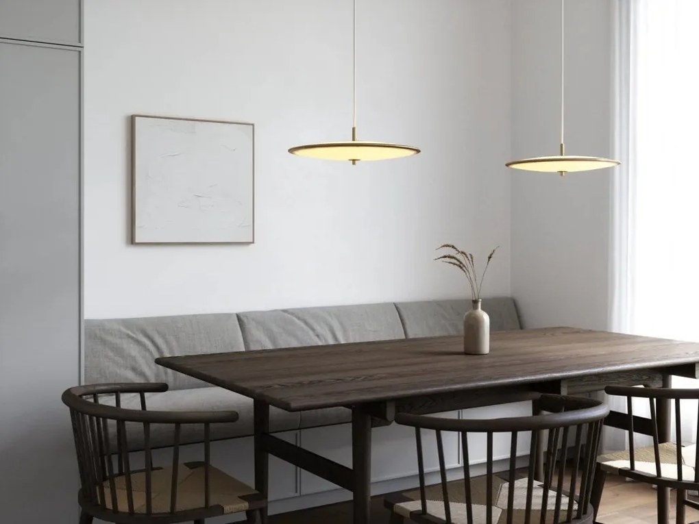 Pendul LED design modern Blanche 42 alama