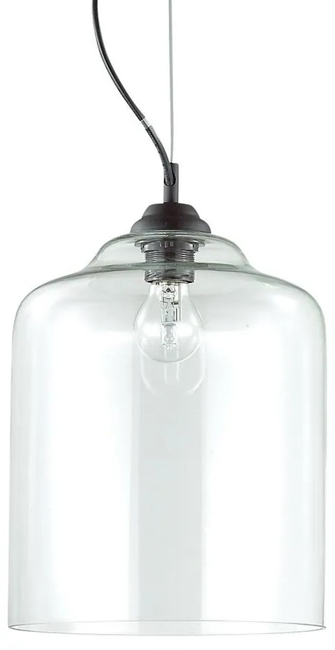 Lustra diametru 24cm, din sticla suflata manual, BISTRO SP1 SQUARE 112305
