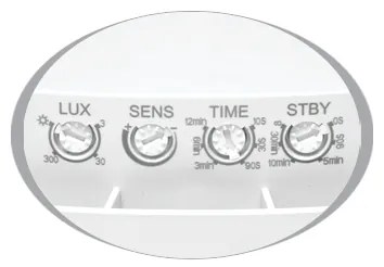 Ecolite WHST707-LED/HF - LED Plafonieră de exterior cu senzor MOVA LED/16W/230V IP54