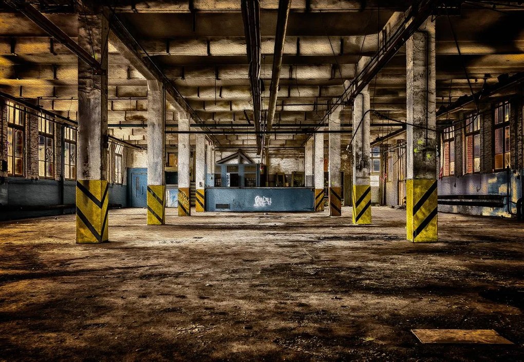 Fototapet - Hală industrială (152,5x104 cm), în 8 de alte dimensiuni noi