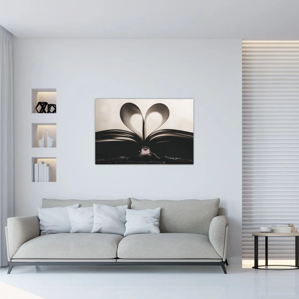 Tablou cu carte (90x60 cm)
