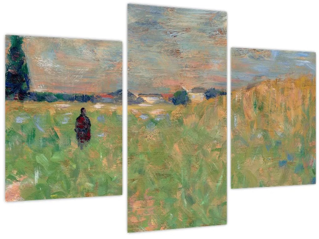 Tablou - Georges Seurat, A Summer Landscape, reproducere (90x60 cm)