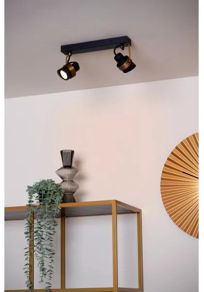 Spot Lucide 34944/02/30 TUNDRAN 2xGU10/5W/230V negru