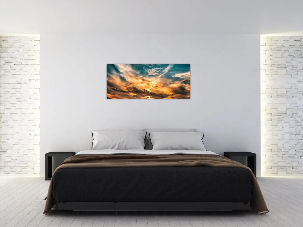 Tablou cu nori (120x50 cm)