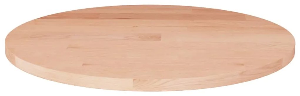 Blat de masa rotund, O30x1,5 cm, lemn masiv stejar netratat 1, Maro, O 30 x 1.5 cm