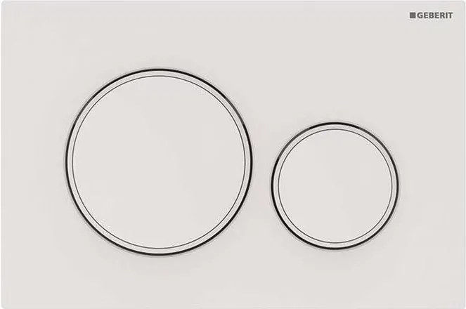 Geberit 115.882.01.1 - Placă de acționare Sigma20 24,6x16,4 cm albă