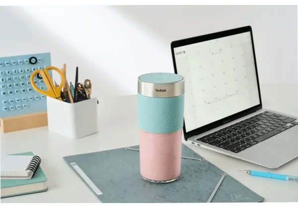 Blender portabil Tefal BLENDFORCE 50W/5V verde-mentă