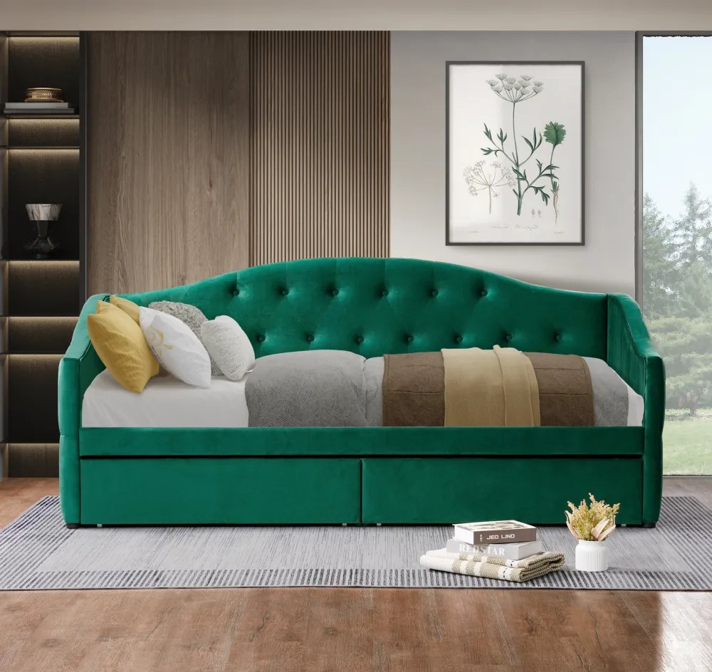 Pat cu spaţiu de depozitare, 90x200, ţesătură Velvet catifea, ZASKA