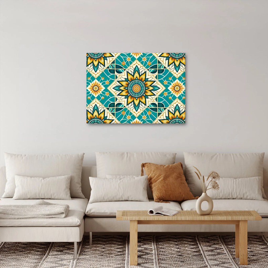 Tablou - Model turcoaz (70x50 cm)