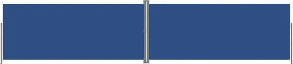 vidaXL Copertină laterală retractabilă, albastru, 220x1000 cm