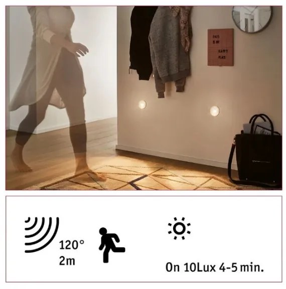 Corp de iluminat pentru scări cu senzor LED/2,7W WAND 230V Paulmann 92925