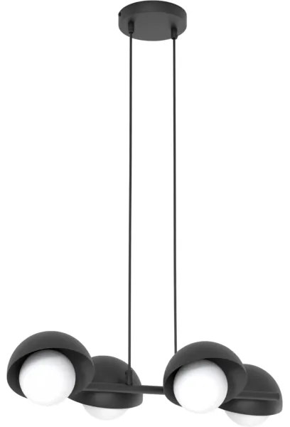 Lustră pe cablu BOOM, 4x G9/8W/230V, neagră