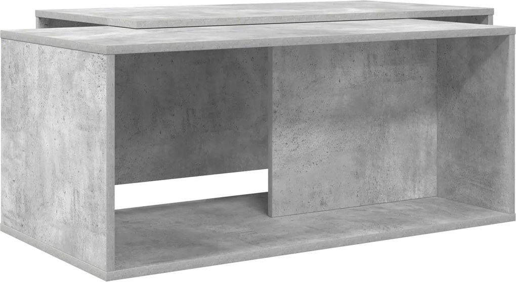 vidaXL Set de măsuțe de cafea 2 pcs Gri din beton Lemn compozit