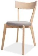 Scaun Culoare Gri / Stejar Miere, NELSON