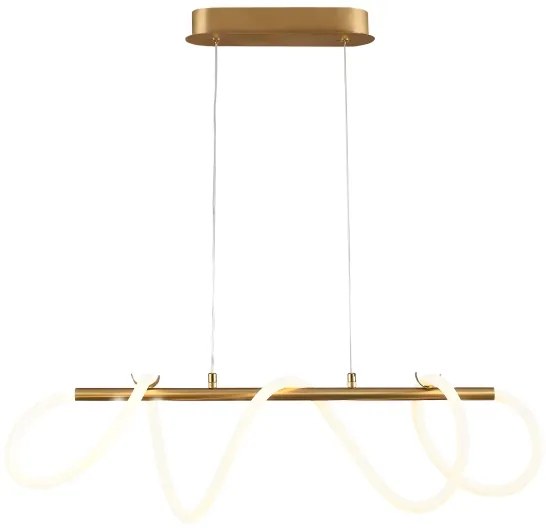 Lustră LED pe cablu EMMA LED/38W/230V auriu