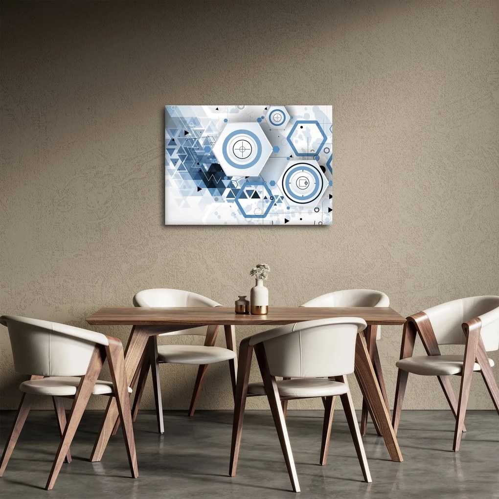 Tablou - Abstract geometric (70x50 cm)