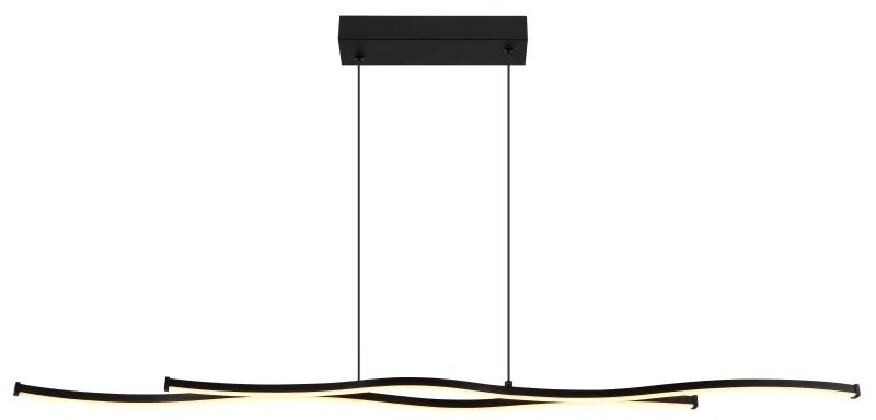 Lustra LED aluminiu negru mat BOYD