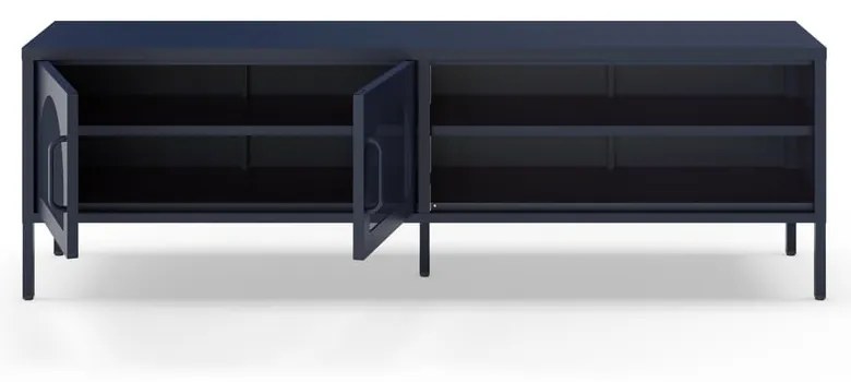 Comodă TV albastru-închis 160x50 cm Diora – Marckeric