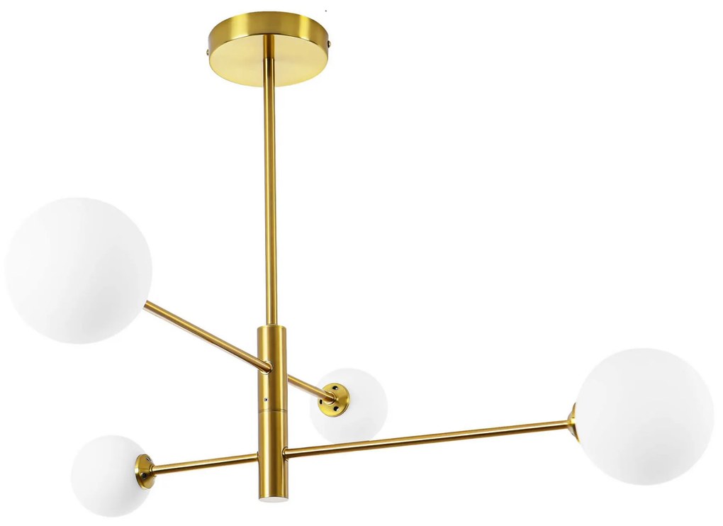 Light Prestige Dorado lampă de tavan 4x40 W alb-auriu LP-002/4P