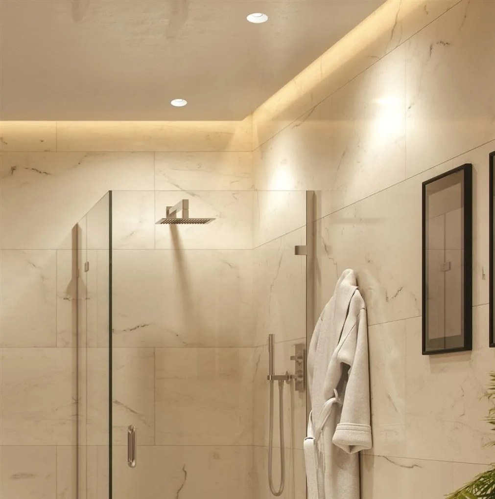 Spot incastrabil protectie IP65 Slim 3 Trimless alb