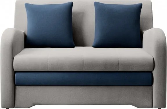 Canapea tapitata, extensibila, cu spatiu pentru depozitare, 130x85x103 cm, Ario, Eltap (Culoare: Gri deschis / Gri inchis)