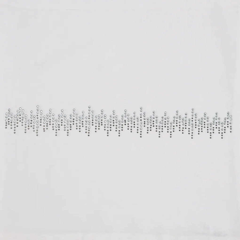 Husa de perna decorativa MELODY 40x40 cm, alba