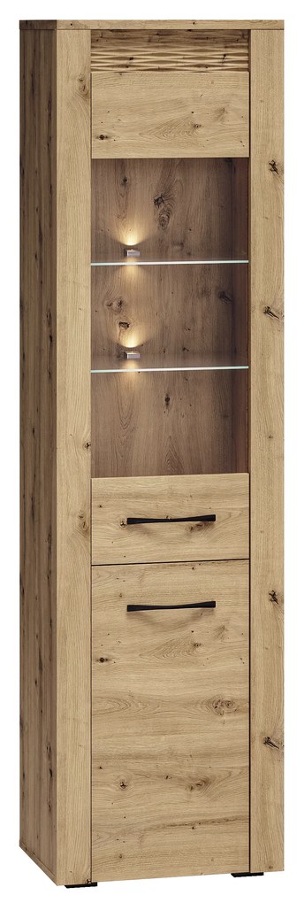 Vitrină Anika 3 (stejar artisan). 1035401