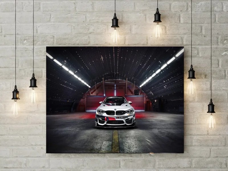 Tablou canvas White BMW 120x80 cm