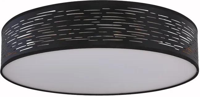 Plafoniera Ravenna, LED, neagra, 13 x 50 x 50 cm, 40w