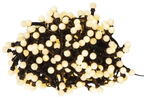 Instalație LED de Crăciun de exterior BERRY MINI 300xLED/8 funcții 11m IP44 alb cald Eglo