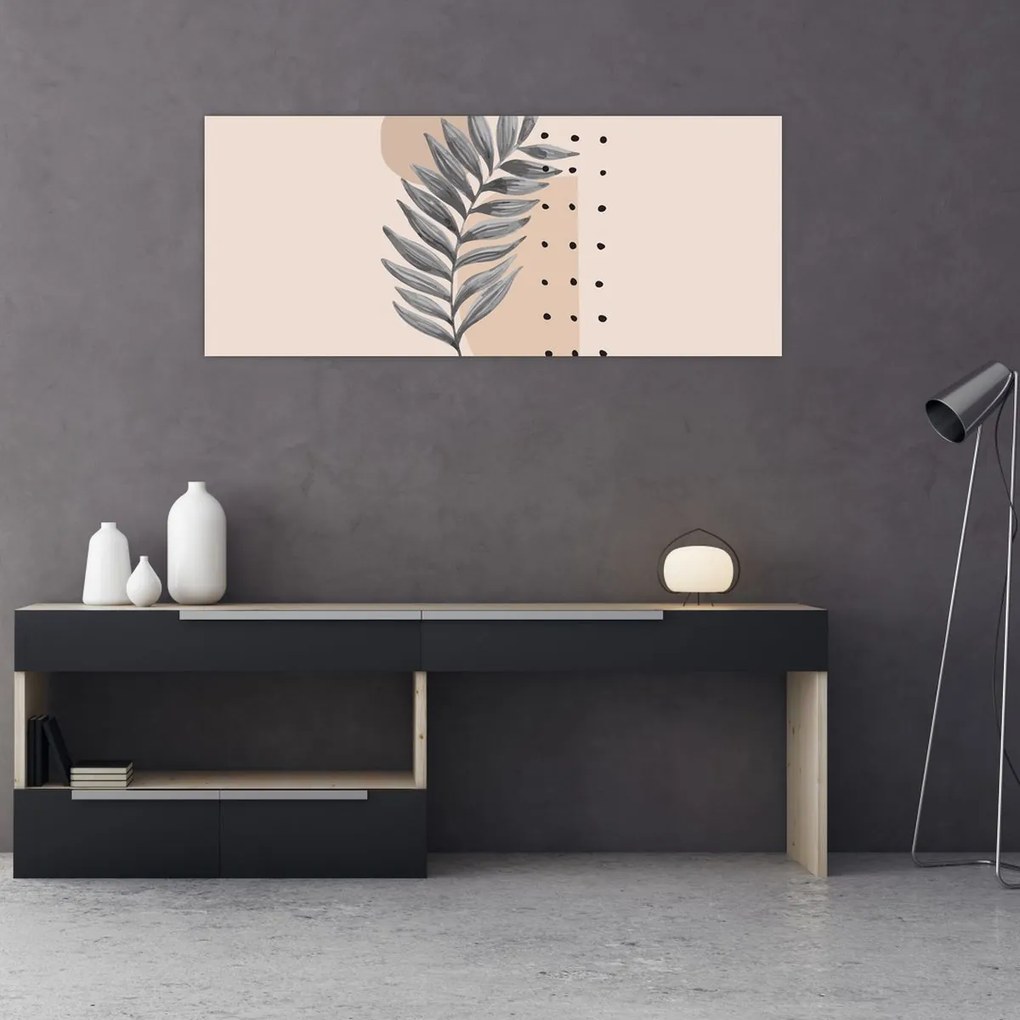 Tablou - Foaie ilustrată N⁰2 (120x50 cm)