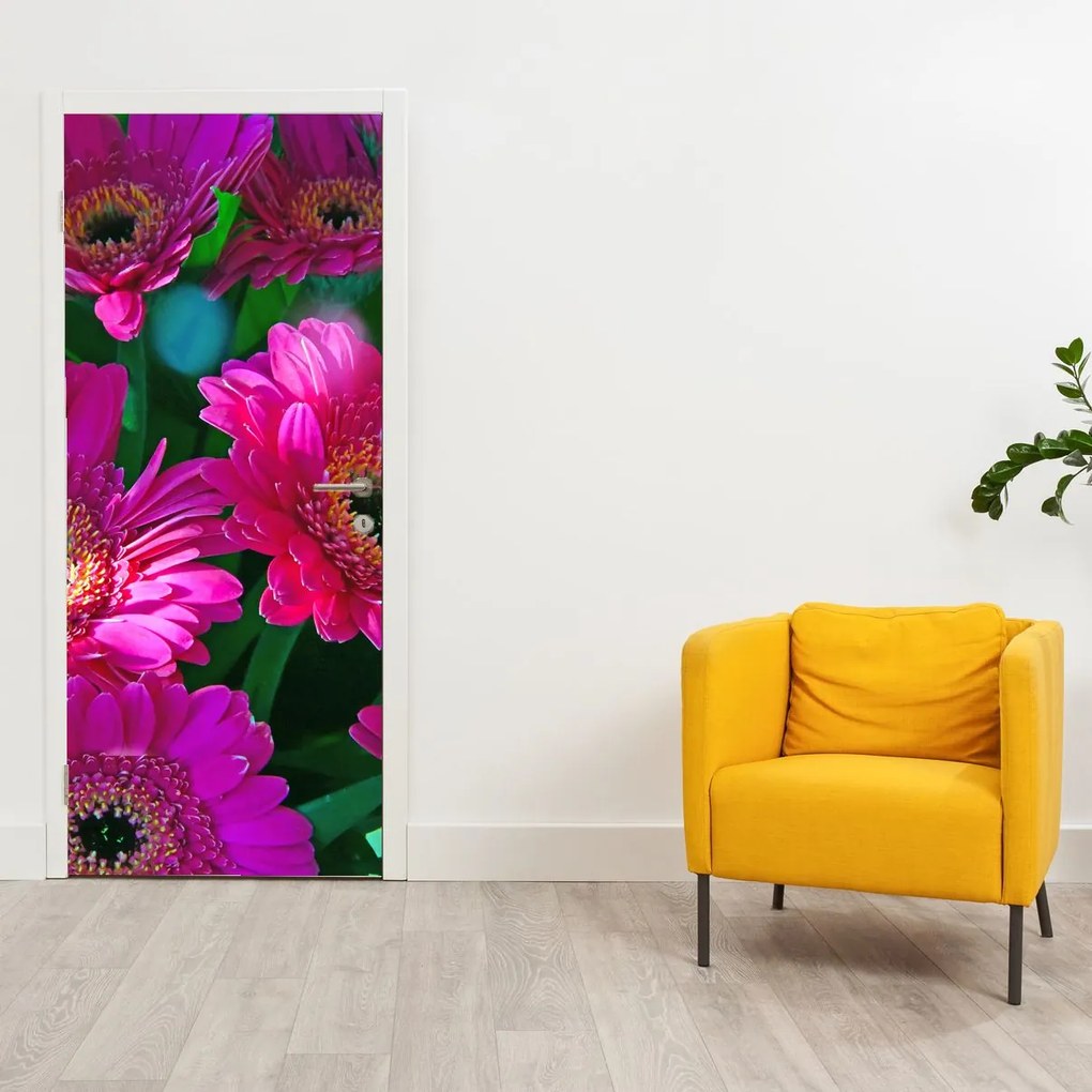 Fototapet pentru ușă - Flori (95x205cm)