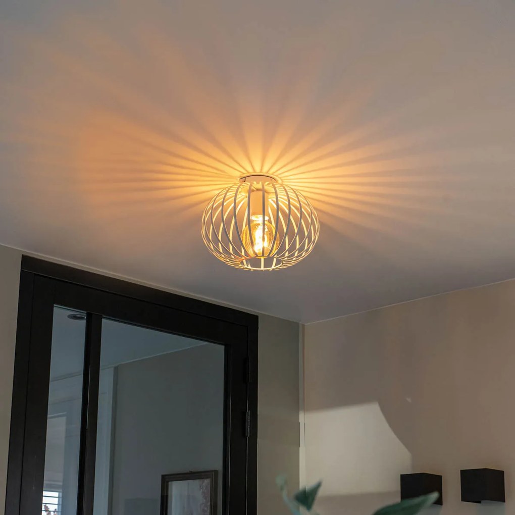 Plafoniera de design albă 30 cm - Johanna